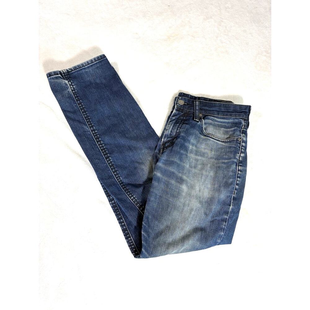 Levi’s 511 Slim Fit Jeans 31x30 Faded Distressed Blue Denim